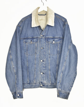 Denim wool light blue jacket
