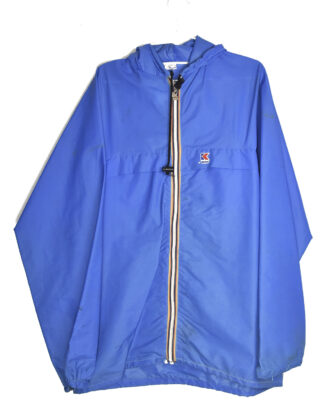 Kway bright blue rain jacket
