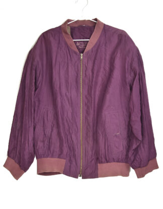 Pink silk jacket - XXL