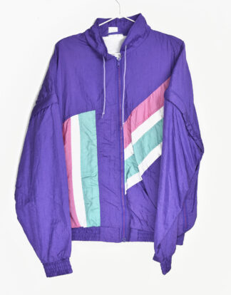 Retro purple shapes colorful summer jacket - 50/52