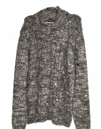 Boss grey vintage knited pullover - L