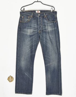 Levi's 501 loose distressed blue jean - 34/40