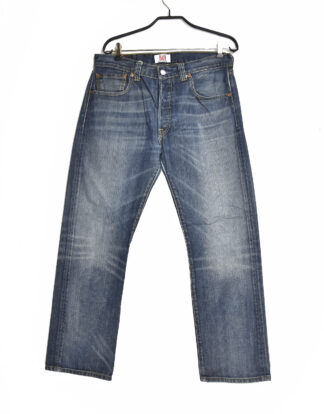 Levi's 501 loose distressed blue jean - 33/30