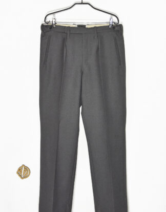 Charcoal pleated trousers