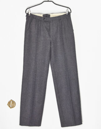 Grey pleated trousers - 48