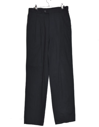 Black pleated trousers - 30