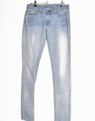 Levi's skinny distressed very light blue jean - 28/34