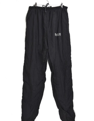Black sport track pants
