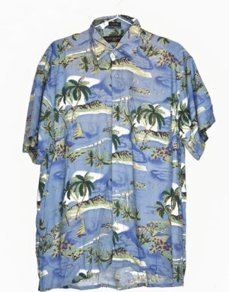 Hawaii palms and sea vintage shirt - 39/40