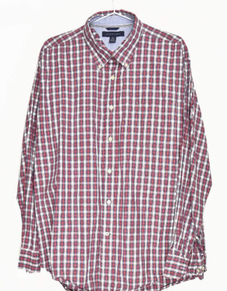 Tommy Hilfiger red check shirt - XL