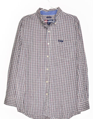 Chaps red and black check shirt - M