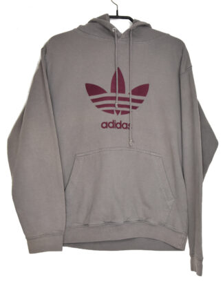 Adidas light brown hodded sweatshirt - S