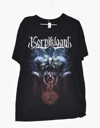 Korpiklaani band nordic print black t-shirt - XL