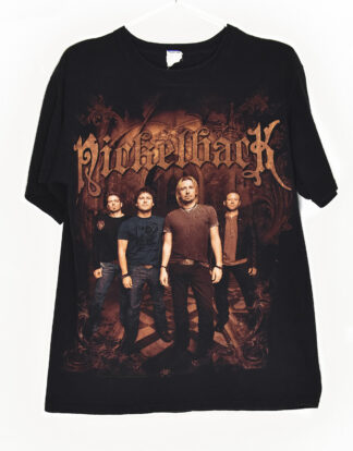 Nickelback tour 2010 print black t-shirt