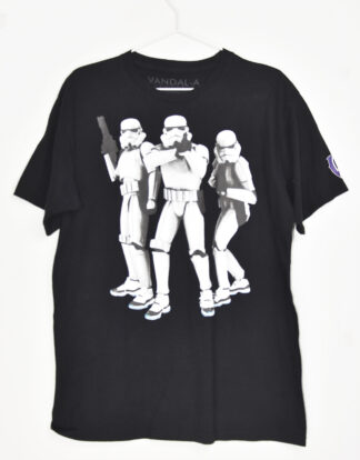 Stormtroppers Star Wars print black t-shirt - M