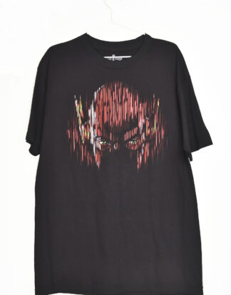 Flash print black t-shirt - L