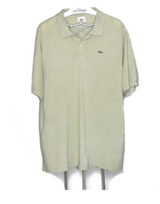 Lacoste light olive green polo t-shirt