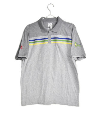 Adidas Brasil World Cup 2014 grey polo t-shirt - L