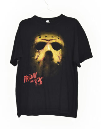 Friday the 13th print black t-shirt