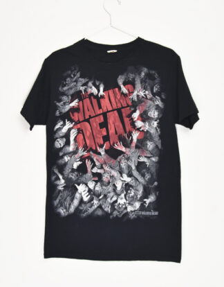 The Walking Dead print black t-shirt