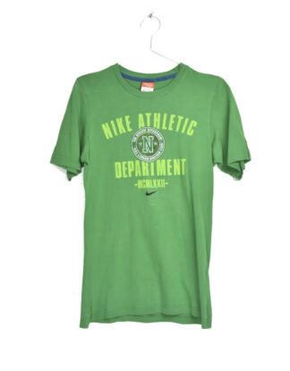 Nike Athletic logo green t-shirt