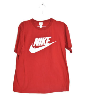 Nike white logo red t-shirt