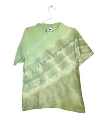 Tie dye green t-shirt - L