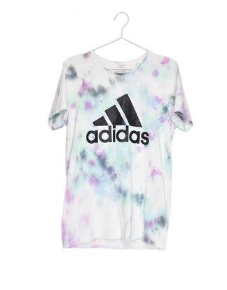Adidas tie dye colors t-shirt - L