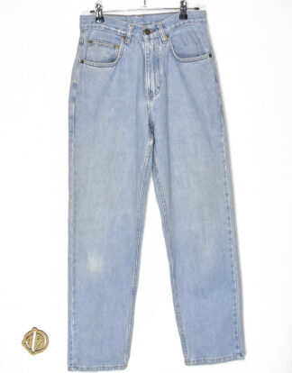 High waist light blue jeans - T28
