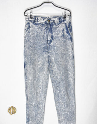 High waist distressed white jeans - TM