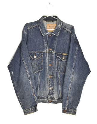 Wrangler distressed denim jacket
