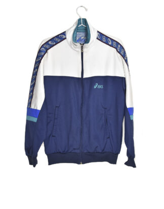 Asics retro blue and white sport jacket - 48