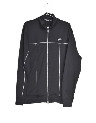 Nike black with white details sport jacket - M