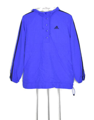 Adidas blue and black sport jacket - M