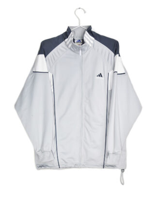 Adidas grey and white sport jacket