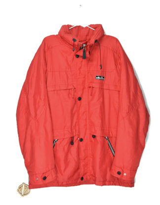 Red winter jacket