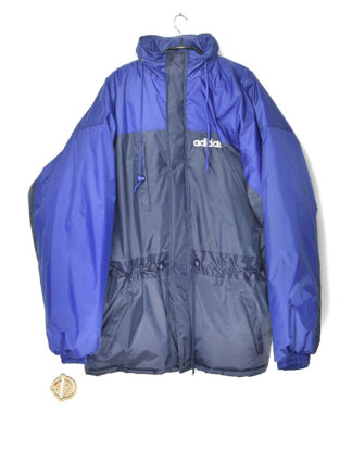 Adidas two tone blue winter jacket - XXL