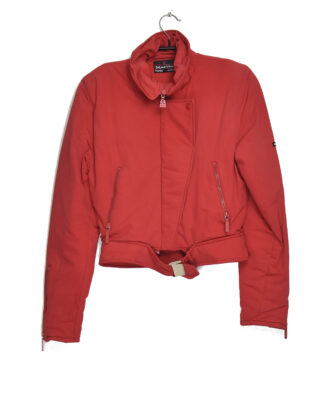 Short waist red winter jacket - 36