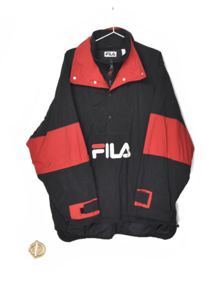 Fila big logo black and red winter jacket - XL