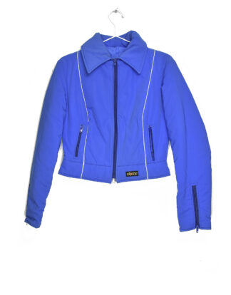 Alpine short waist blue winter jacket - 42