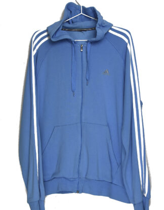 Adidas Instructor blue hodded sweatshirt