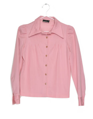 70's blouse light pink elegant