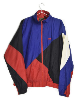 Usa Olympics black red and blue shapes summer jacket - M