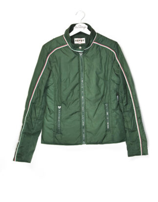 Green retro winter jacket - T40