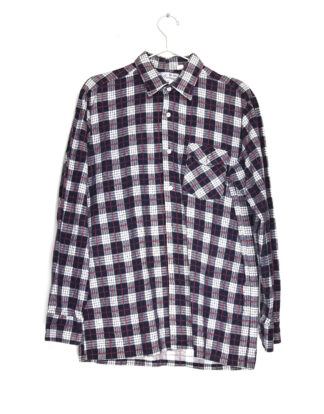 Black and red checkered flannel shirt - 40