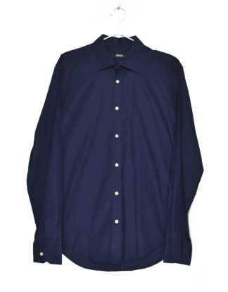 Boss navy blue shirt - L
