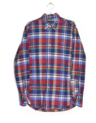 Ralph Lauren blue and red check shirt - L