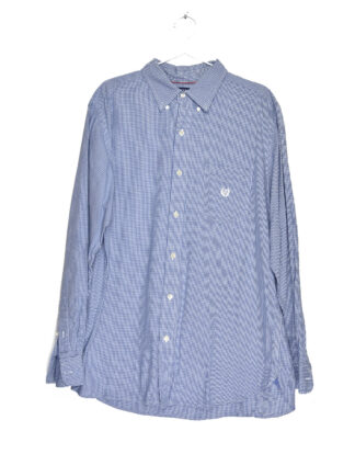 Chaps blue small check shirt - L