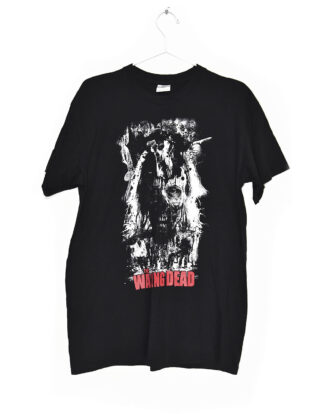 The Walking Dead print black t-shirt