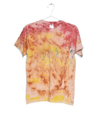 Tie dye orange yellow t-shirt - S